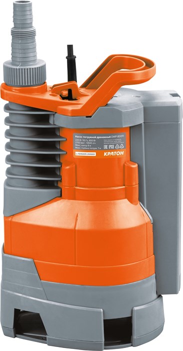 КРАТОН Насос погружной дренажный для грязной воды DWP-800FI 5 04 02 015