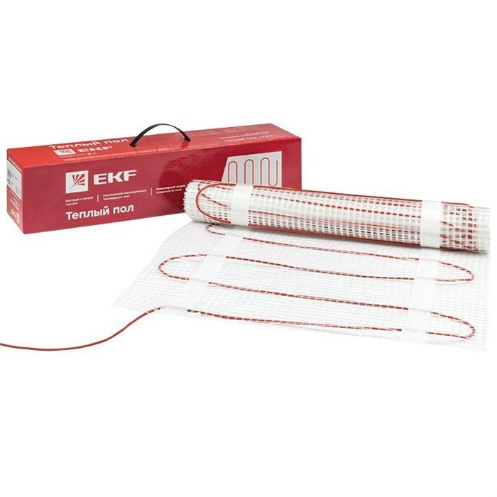 EKF PROxima Теплый пол (мат нагревательный) "Уют" 8 кв.м. 1200 Вт nm2-1200-8