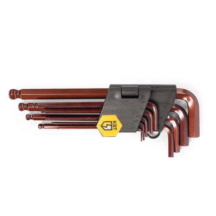 КВТ Набор шестигранных ключей с шаром КШ-9s 82177