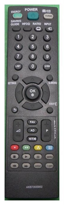 LG Пульт ДУ AKB73655802 ic LCD TV akb73655802
