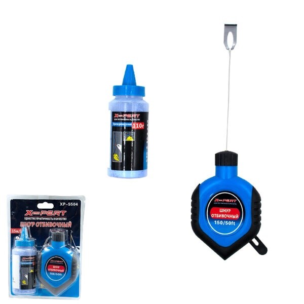 Набор разметочный Отбивка 3во1 уровень-шнур15м-порошок110гр SP-04216