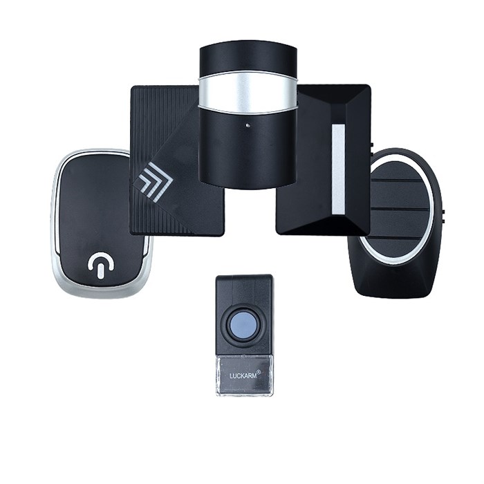 LUCKARM Дверной звонок беспроводной Премиум № 3956 индикация кодировка 25 мелодий К-52