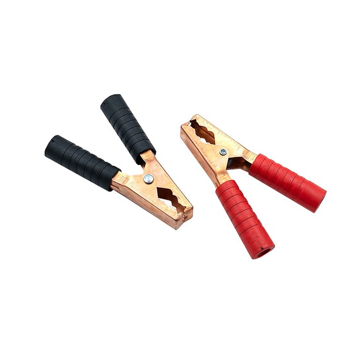 Зажим Крокодил 350А  L:135 мм красный/черный SP-386