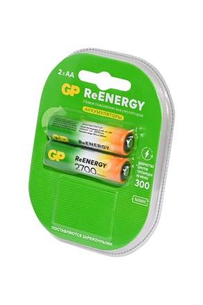 GP Аккумулятор 270AAHCRGY-2CRCB2 ReENERGY HR6 BL2 19897