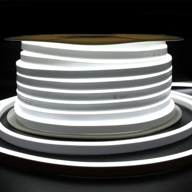 Гибкий неон 9w LED SMD 8х16мм, двусторонний, двухцветный 4200 К + 6500 К , 120LED/м SMpKTZkPiVA-6LPIi-iYy2