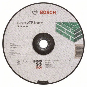 Bosch Отрезной круг C 24 R BF 230 мм по камню изогнутый 2608600227