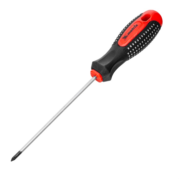 Matrix Отвертка Fusion, PH0х100 мм, CrV, 3к рукоятка "anti slip" 11435