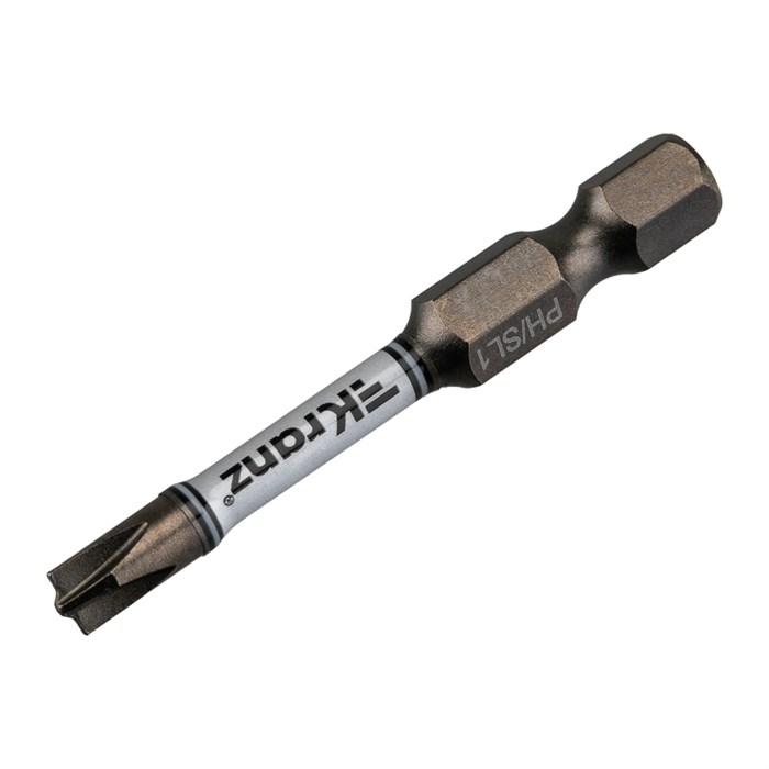 KRANZ Бита для шуруповерта PH/SL1х50 мм (2 шт/уп) KR-92-0413-3
