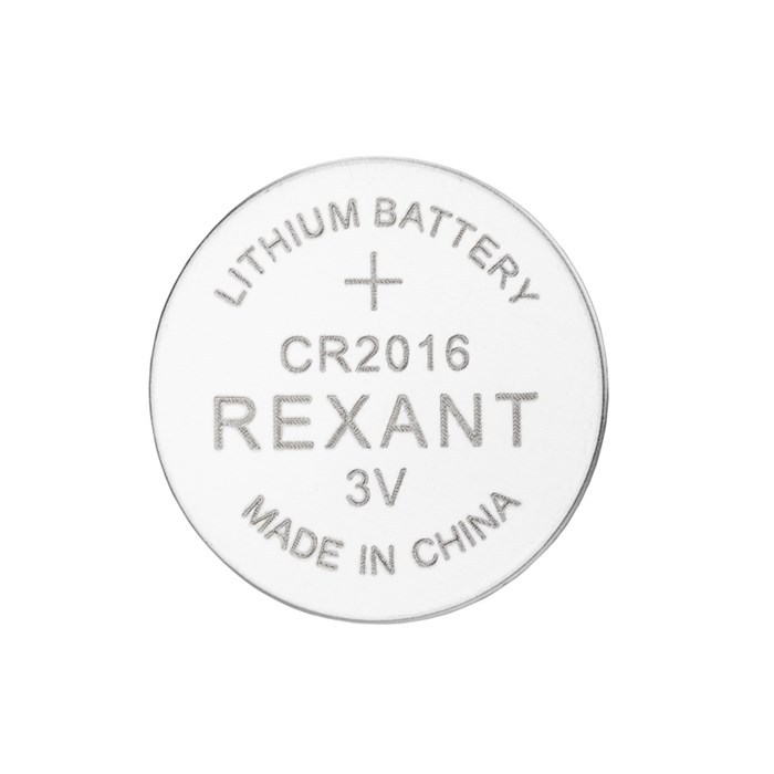 REXANT Батарейка литиевая CR2016 3В, 5 шт. 39-1106
