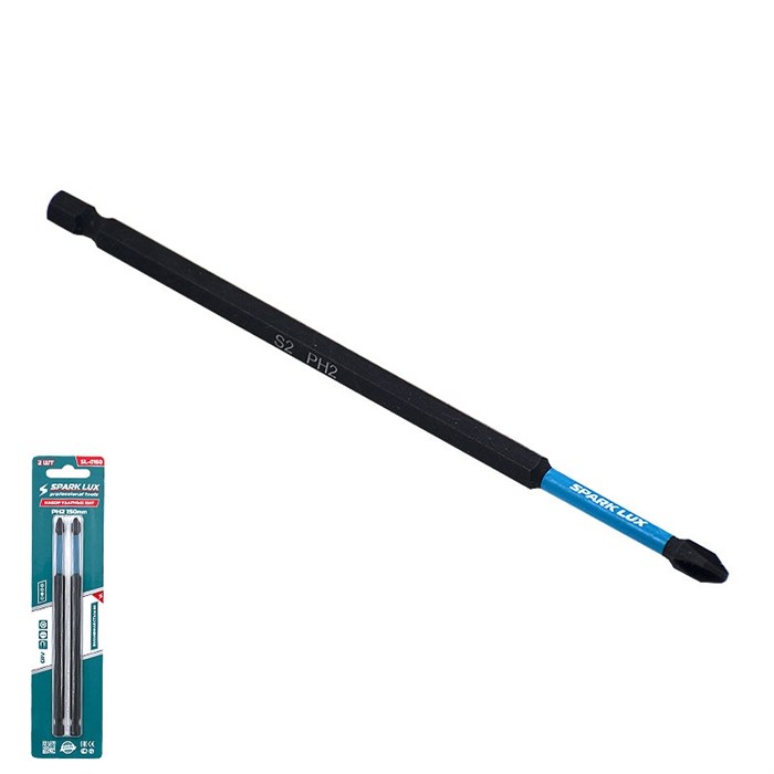 Spark Lux Бита набор 2pcs ударные PH2 150mm SL-0150