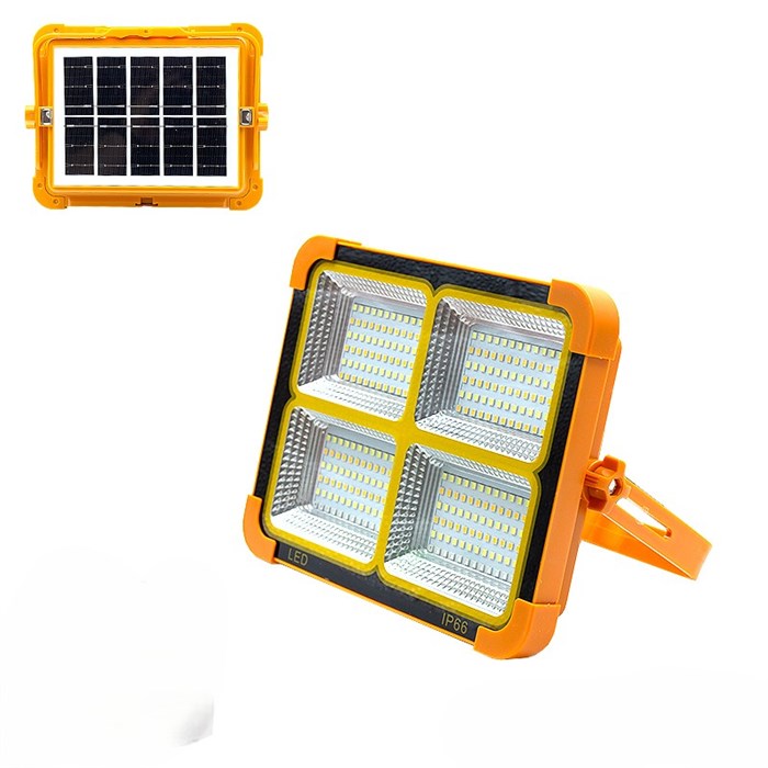 Фонарь прожектор CC8031 разнорежимный 100W с солнечной панелью SP-339