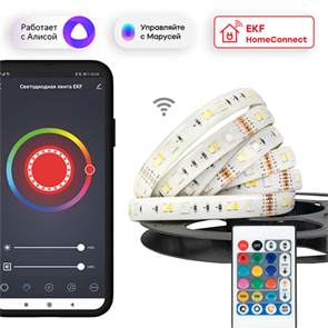 EKF Connect Умная светодиодная лента RGBW 3 м IP44 slswf-3-rgbw