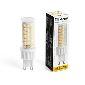 Feron Лампа светодиодная LB-436 G9 13W 230V 2700K 38152