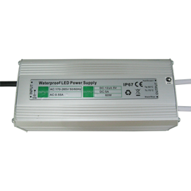 Ecola Блок питания для светодиодной ленты LED strip Power Supply  60W 220V-12V IP67 B7L060ESB