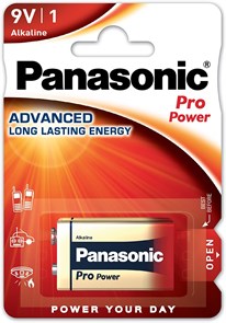 Panasonic Батарейка PRO Power Крона 6LR61 BL1 Alkaline 9V 5410853038979