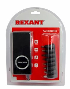 REXANT Источник питания для ноутбуков с автоматической регулировкой напряжения 80 Вт 200-508-1