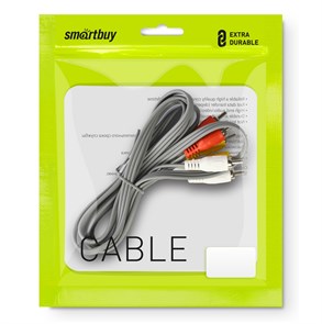 Smartbuy Кабель соединительный 3xRCA (M) - 3xRCA (M) 1,8 м, 231-200