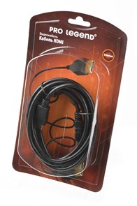 Кабель Pro Legend PL1121 HDMI 3m, версия 2.0, 3D, Ethernet, 4K PL1121