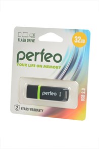 PERFEO Носитель информации PF-C11B032 USB 32GB черный BL1 15318