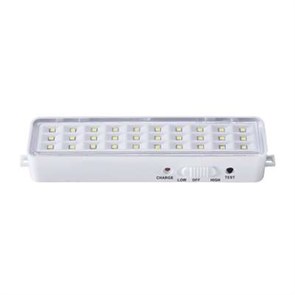 IN HOME Светильник светодиодный СБА 1096-30DC 30LED 600мА.ч lithium battery DC аварийный 4690612029474