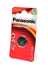 Panasonic Элемент питания Lithium Power CR-2016EL/1B CR2016 BL1 12534