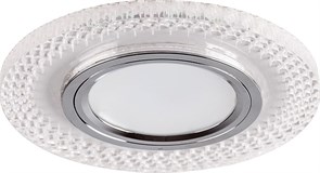 Feron Светильник встраиваемый с белой LED подсветкой CD955 потолочный MR16 G5.3 прозрачный 32566