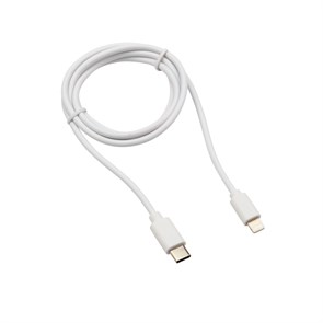 REXANT Кабель Type-C – Lightning для Apple, 2,1A, 1м, ПВХ, белый 18-1898