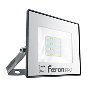 FERON прожектор 30W 6400K черный IP65 AC175-265V/50Hz LL-1000 41539