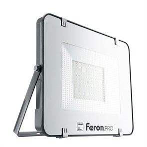 Feron.PRO(OSRAM) прожектор IP65 150W 6400K черный LL-1000 41542