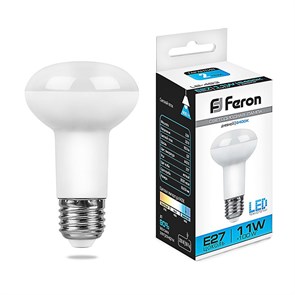 Feron Лампа светодиодная, (11W) 230V E27 6400K R63, LB-463 25512