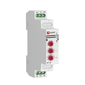 EKF PROxima Реле времени RT-10 12-240В (10 устанавл. функц.) rt-10-12-240