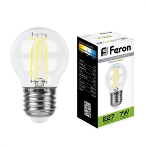 Feron Лампа светодиодная, (7W) 230V E27 4000K, LB-52 25877