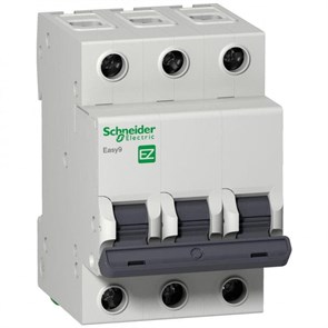 Schneider Electric Выключатель автоматический модульный 3п C 40А 6кА EASY9 =S= 230В EZ9F56340