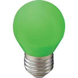 Ecola globe LED color  5,0W G45 220V E27 Green шар Зеленый матовая колба 77x45 K7CG50ELB