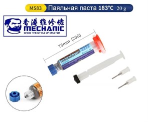 Mechanic MS83 Паяльная паста, 20 г, флюс для пайки 181333