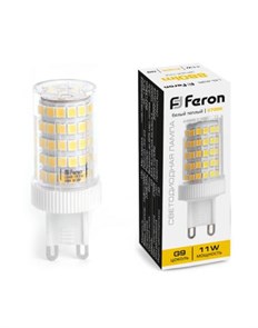 Feron Лампа светодиодная LB-435 G9 11W 230V 2700K 38149