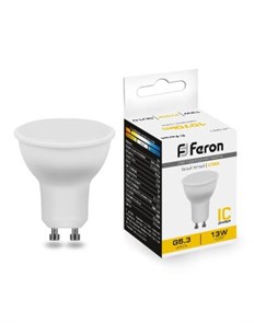 Feron Лампа светодиодная, (13W) 230V GU10 2700K MR16, LB-960 38191