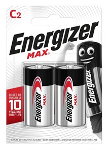 ENERGIZER элемент питания алкалиновый MAX LR14/343 BL2 (2/12/24) E302306700