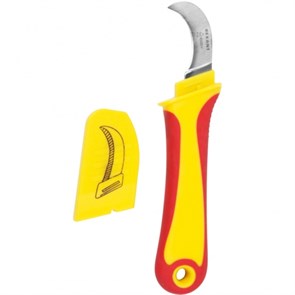 REXANT Нож монтажника, нержавеющая сталь, с «пяткой» 12-4935
