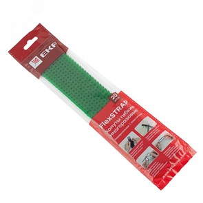 EKF FlexSTRAP Хомут гибкий (20 шт.) зеленый plc-fs-gr
