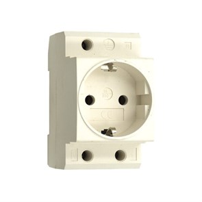 STANDART LUXE Розетка на Дин рейку 16А 220V YKS-1