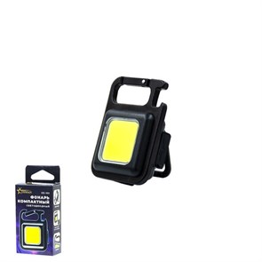 КОМПАКТ Фонарь походный складной с карабином №8120 5W яркий OS-160