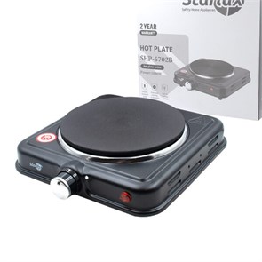 StarLux Плитка электрическая 1-комфорочная блин 1,0 кВт SHP-5702B цвет антик SHP-5702B
