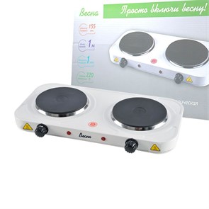 Плитка электрическая ВЕСНА 2 х комфорочная блин 2кВт SX-DB01A
