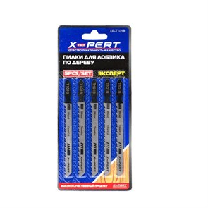 X-PERT Пилки для лобзика по дереву XP-T101B набор 5pcs 10 TPI XP-T101B