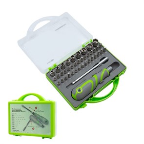 Компакт Набор комбинированный инструмент с битами и головками 41pcs NO.3013 в боксе SP-34