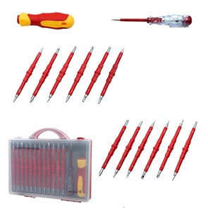 Набор диэлектрических отверток Чемодан 26pcs  NO:3017 Bits Size SP-62