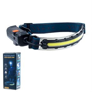 Налобный фонарь ПОЛОСА 1-LED 5W усиленный с индикацией W679-3 МРМ S379