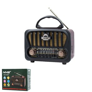 Радиоприемник РЕТРО-дизайн NS-8109BT портативный muzik player NNS NS-8109BT