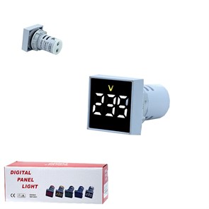Индикатор напряжения 60-500V AD16-22FSV квадратный SP-120